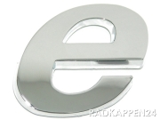 3D Car-Logo, Kleinbuchstabe "e"